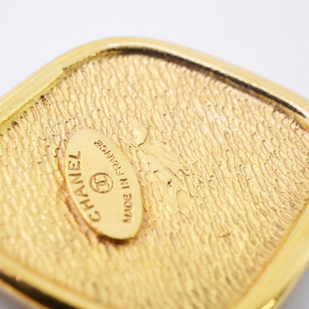 CHANEL Gold Diamond Logo Necklace - Picture 8 of 9